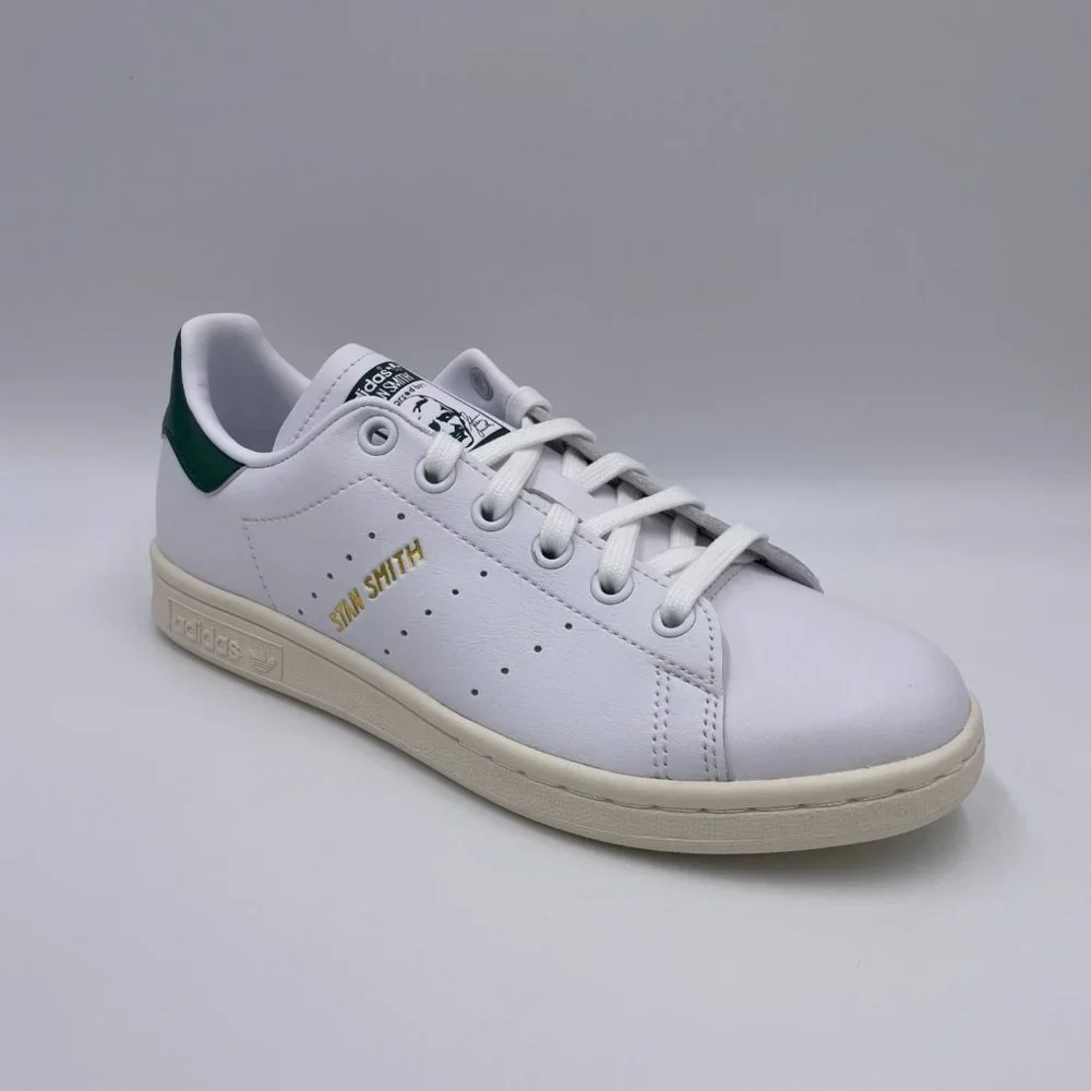 Adidas Stan Smith White / Green Womens Shoes - Picture 7 of 8